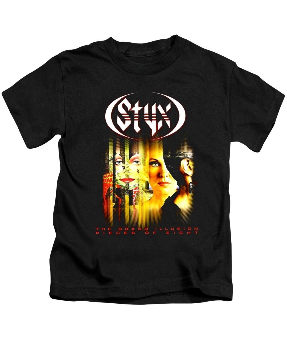 Styx The Grand Illusion Pieces Of Eight T-Shirt